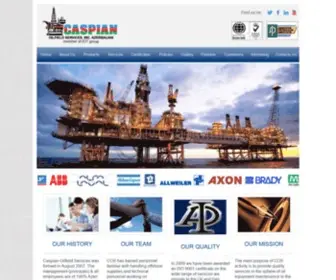 Cos.az(Caspian Oilfield Services) Screenshot