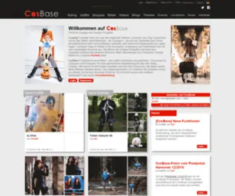 Cosbase.de(Portal für Cosplay und Cosplay) Screenshot