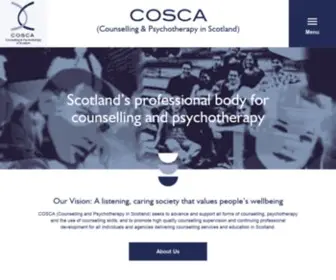 Cosca.org.uk(Counselling in Scotland) Screenshot