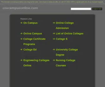 Coscampusonline.com(The Campus) Screenshot