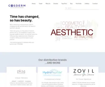 Cosderm.com.my(Aesthetic Skin Care Solutions In Malaysia) Screenshot