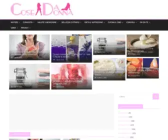 Cosedadonna.net(Cose da donna) Screenshot