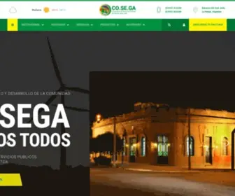 Cosega.com.ar(Cooperativa) Screenshot