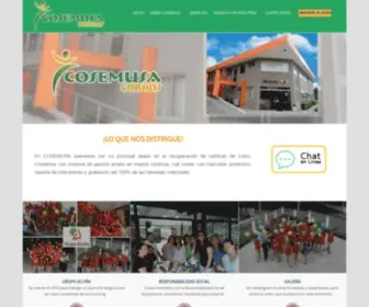 Cosemu.com(Descuento de carteras de cobro. Cobranza. Cobro Judicial. Cobro Administrativo) Screenshot