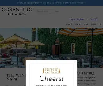 Cosentinowinery.com(Cosentino Winery) Screenshot