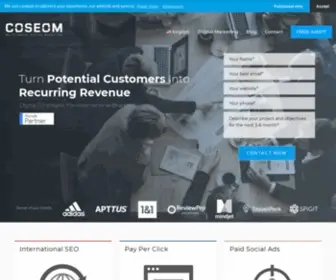 Coseom.com(International SEO & Growth Marketing Barcelona) Screenshot