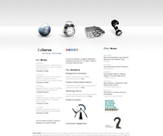 Coserve.com.au(Website for Co Serve Consulting) Screenshot