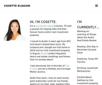 Cosetteeliason.com(Cosette Eliason) Screenshot