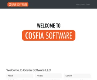 Cosfiasoftware.com(Cosfia Software) Screenshot