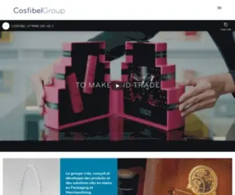 Cosfibelgroup.com(Luxury Packaging) Screenshot