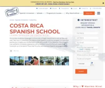 Cosi.co.cr(Costa Rica Spanish School) Screenshot