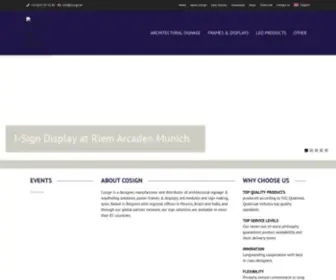 Cosign.be(Modular Sign Systems) Screenshot