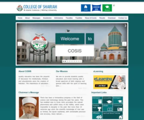 Cosis.edu.pk(Cosis) Screenshot