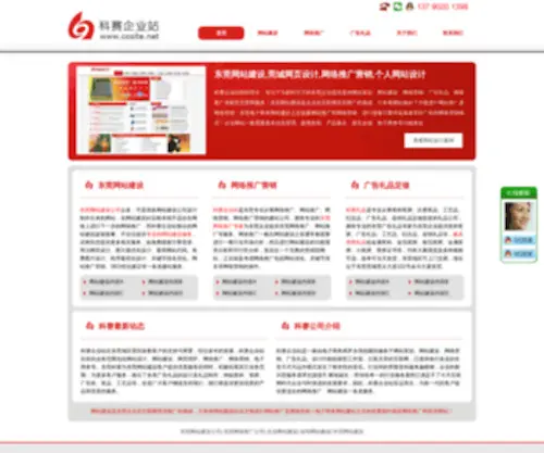 Cosite.net(科赛企业站) Screenshot