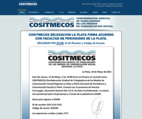 Cositmecos.com.ar(Comunicación) Screenshot