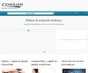 Cosium.biz(Lab) Screenshot