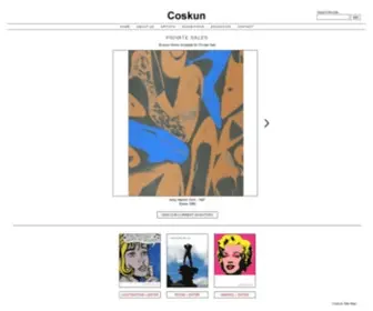 Coskunfineart.com Screenshot