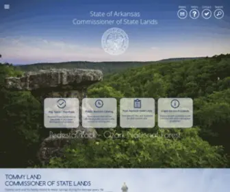 Cosl.org(Commissioner of State Lands) Screenshot