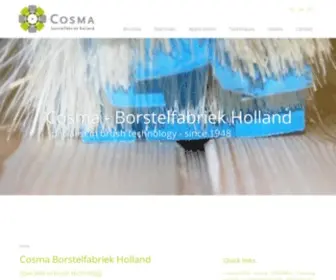 Cosma.nl(Cosma Brush Factory & Wood Machinery) Screenshot