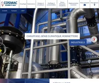 Cosmac.fr(Spécialiste chauffage) Screenshot