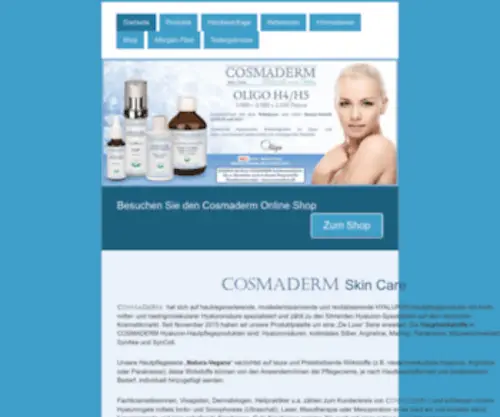 Cosmaderm.de(Skin Care) Screenshot