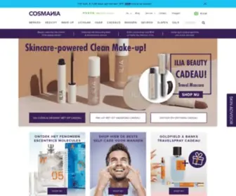 Cosmania.nl(Online de fijnste niche beautymerken) Screenshot