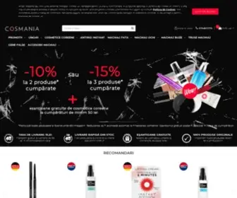 Cosmania.ro(Cumpara produse de machiaj si oja rezistenta) Screenshot