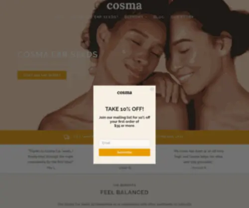 Cosmawellness.com(Cosma Wellness) Screenshot