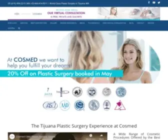 Cosmedclinic.com(Cosmetic Surgery for Men and Women) Screenshot