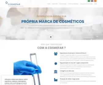 Cosmefar.com.br(Terceirização de Cosméticos) Screenshot