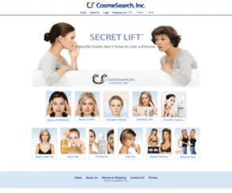 Cosmesearch.com(Silicone) Screenshot