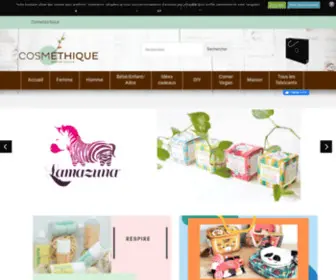 Cosmethique.be(Vente en ligne de Cosmétiques Naturels) Screenshot