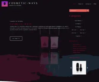 Cosmetic-Ways.com(Cosmetic Ways) Screenshot