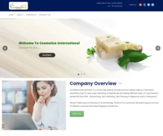 Cosmeticainternational.com(Beauti with Care) Screenshot