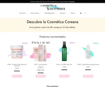 Cosmeticakoreana.com(Tu tienda online de Cosmética Coreana) Screenshot