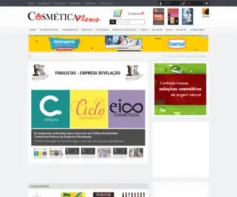 Cosmeticanews.com.br(Cosmética) Screenshot