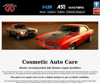 Cosmeticauto.net(Cosmetic Auto Care) Screenshot