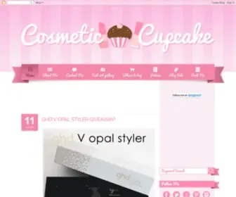 Cosmeticcupcake.com(My WordPress Blog) Screenshot