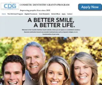 CosmetiCDentistrygrants.org(Cosmetic Dentistry Grants) Screenshot