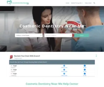 CosmetiCDentistrynearme.com(Cosmetic Dentistry Near Me) Screenshot