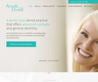 CosmetiCDentistryoflexington.com(Dr. Arnold) Screenshot