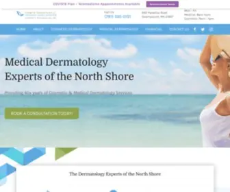 CosmetiCDermcenter.com(Cosmetic Dermatology & Aesthetic Laser Center) Screenshot