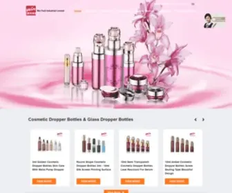 CosmetiCDropperbottles.com(Win-Pack Industrial Limited) Screenshot