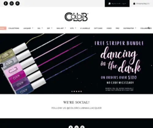 CosmeticGroup.com(Color Club Nail Lacquer) Screenshot