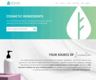 Cosmeticingredients.co.uk(Cosmetic Ingredients) Screenshot