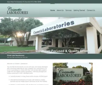 Cosmeticlaboratories.com(Formula For Success) Screenshot