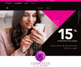 Cosmeticosalamoda.com(COSMETICOS A LA MODA) Screenshot
