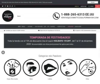 Cosmeticosalpormayor.com(Cosméticos y Maquillaje al por Mayor) Screenshot