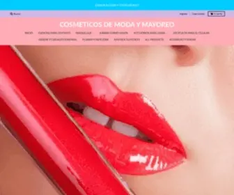 Cosmeticosdemodaymayoreo.com(COSMETICOS DE MODA Y MAYOREO) Screenshot