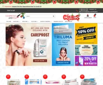Cosmeticsandyou.com(Cosmetics) Screenshot